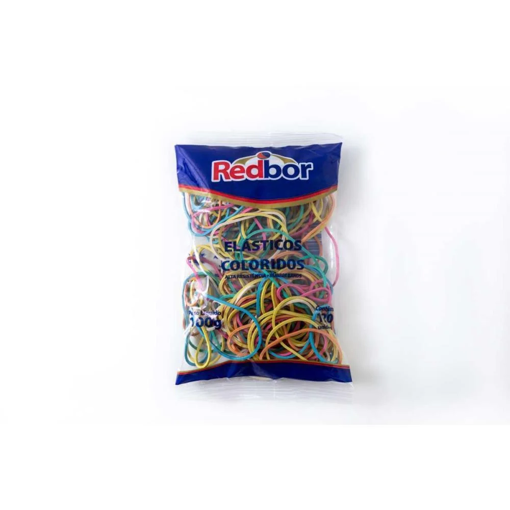 Elastico Colorido Super 100G Red Bor - imagem 2