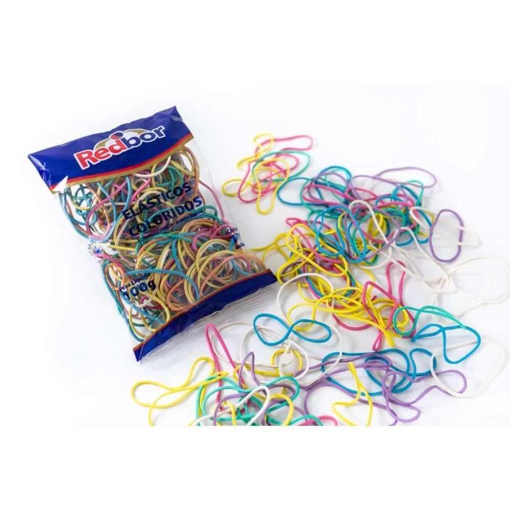 Elastico Colorido Super 100G Red Bor - imagem 5