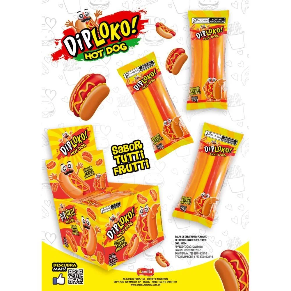 Doce Hot Dog Danilla Foods C/ 24 Unidades - imagem 5