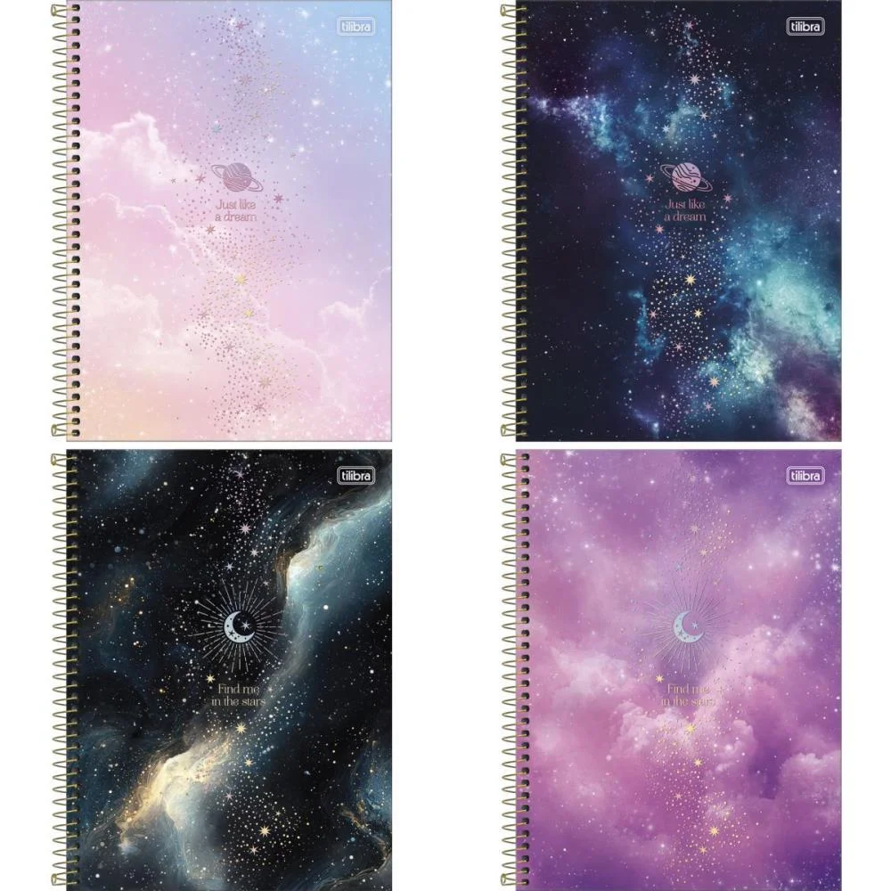 Caderno 01X1 Capa Dura Magic 80Fls. Tilibra (Pct.c/04) - imagem 2