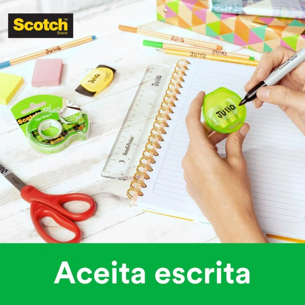 Fita Invisivel Scotch 810 19Mmx20M Corta Faci 3M (Bl.c/01) - imagem 4