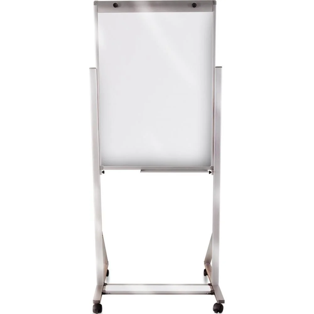 Cavalete Para Flip-Chart Aluminio 100X70Cm Bco C/Rodiz. Souza - imagem 2