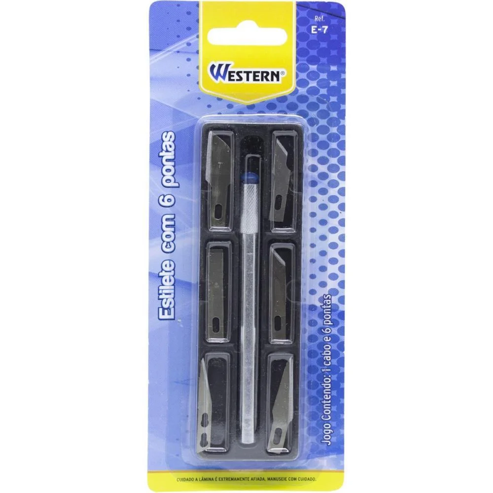 Estilete Especial Precisao 6 Pontas 13Cm Western (Blister) - imagem 3