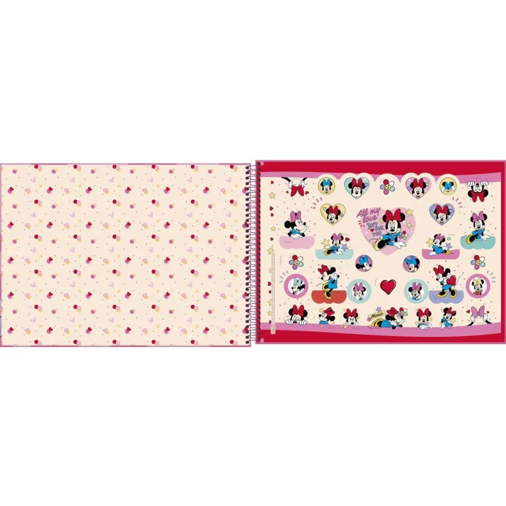 Caderno Desenho Univ Capa Dura Minnie 80Fls. Tilibra (Pct.c/04) - imagem 4
