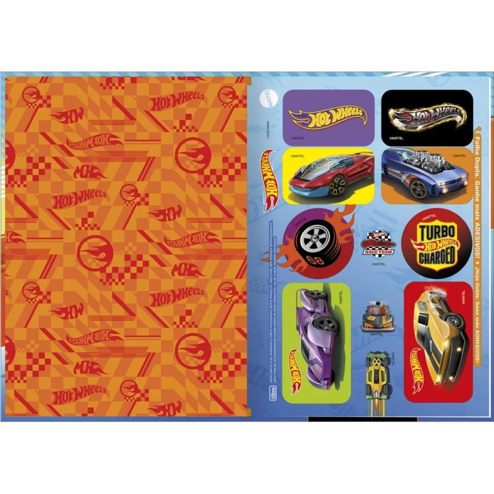 Caderno Brochurao Capa Dura Hot Wheels 80Fls. Tilibra (Pct.c/05) - imagem 3