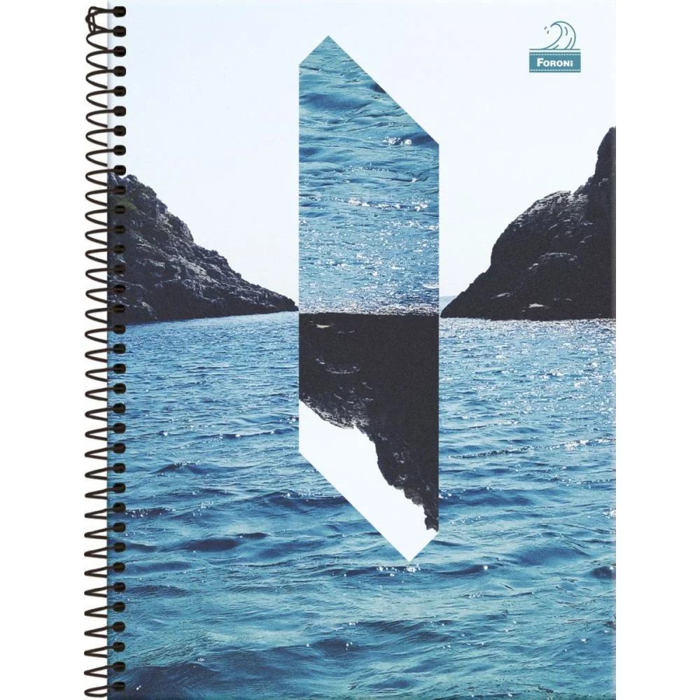 Caderno Espiral Pequeno Capa Dura 4 Elementos 80Fls. Foroni (Pct.c/05) - imagem 3