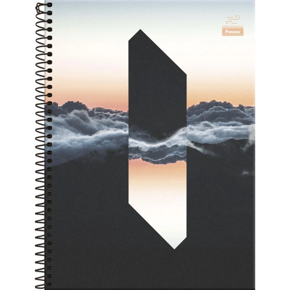 Caderno Espiral Pequeno Capa Dura 4 Elementos 80Fls. Foroni (Pct.c/05) - imagem 4