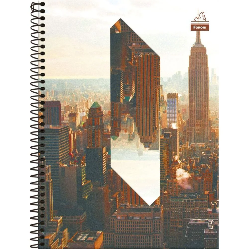 Caderno Espiral Pequeno Capa Dura 4 Elementos 80Fls. Foroni (Pct.c/05) - imagem 5