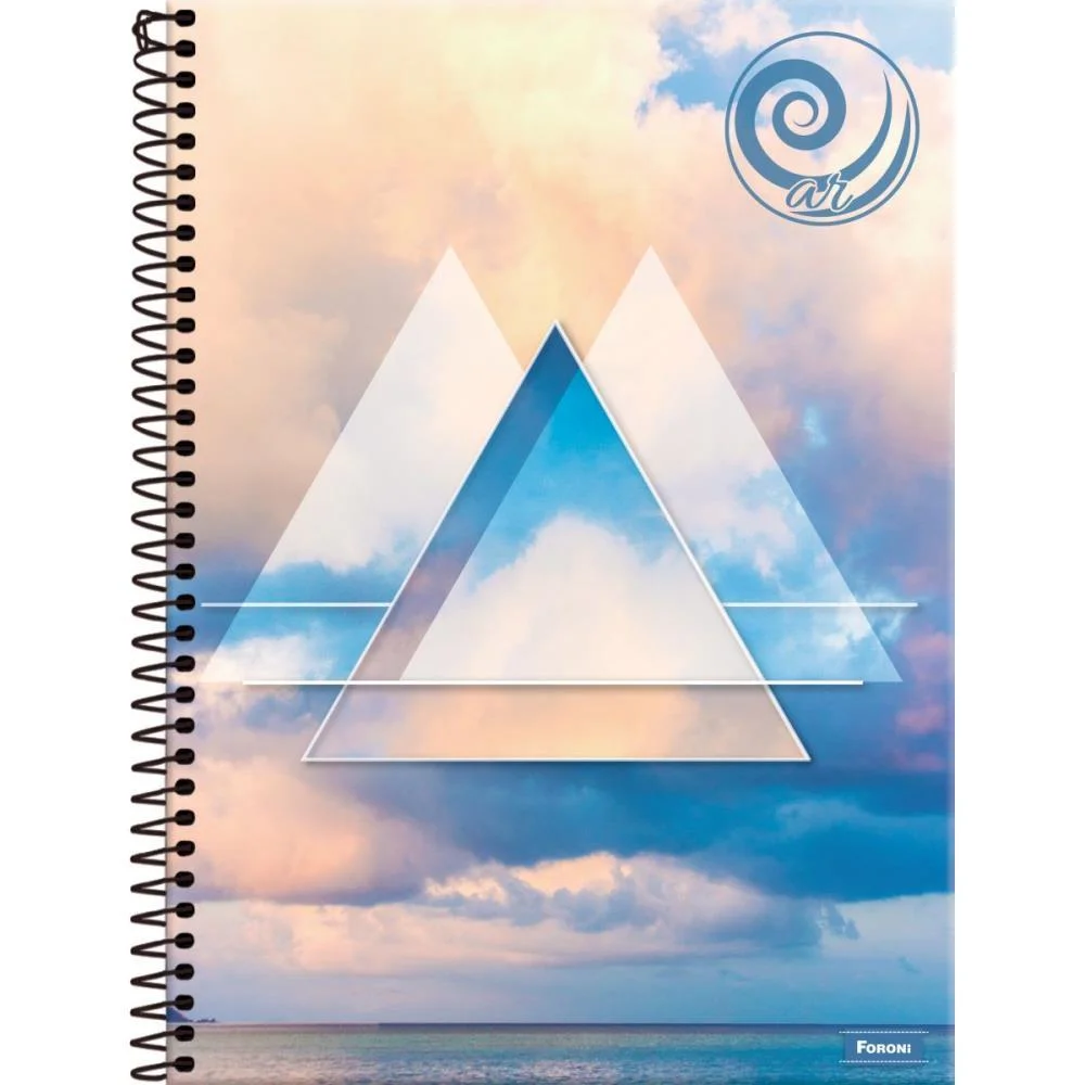 Caderno Espiral Pequeno Capa Dura 4 Elementos 80Fls. Foroni (Pct.c/05) - imagem 8