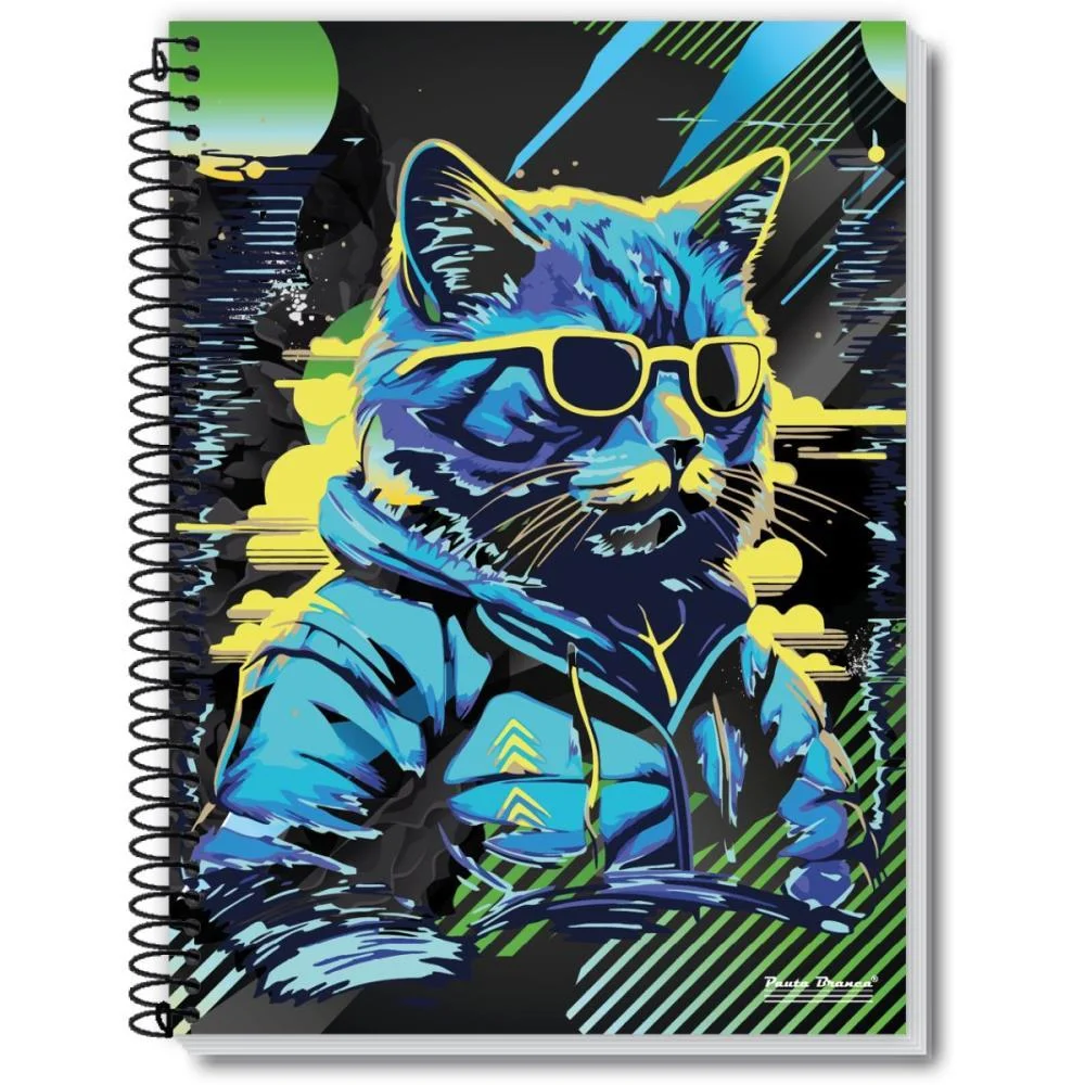Caderno 10X1 Capa Dura Rox 200Fls. Pauta Branca (Pct.c/03) - imagem 5