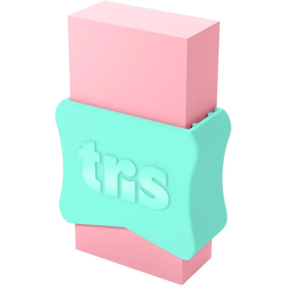 Borracha Colorida Tris School Pastel Sortidas Summit C/ 24 Unidades - imagem 4