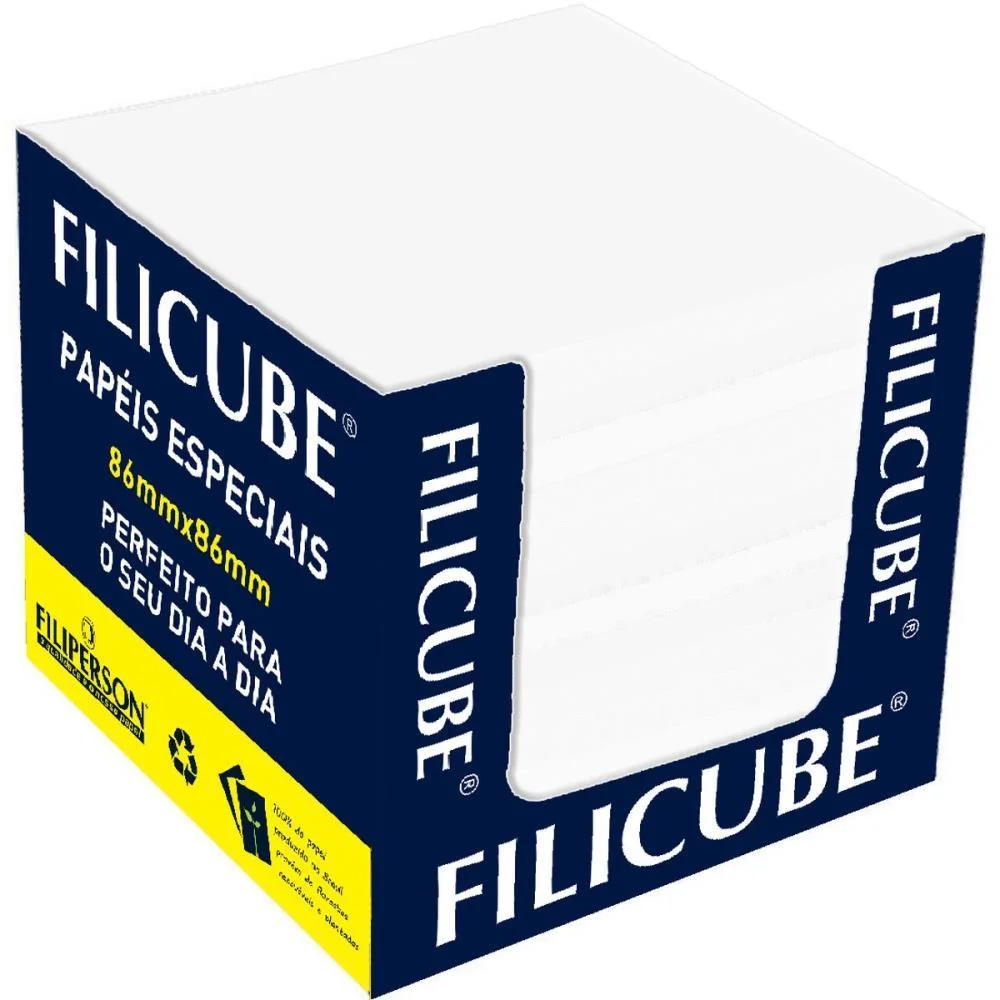 Bloco De Anotacoes Filicube  86X86X80 85G 700F Br Filiperson (Caixinha) - imagem 2