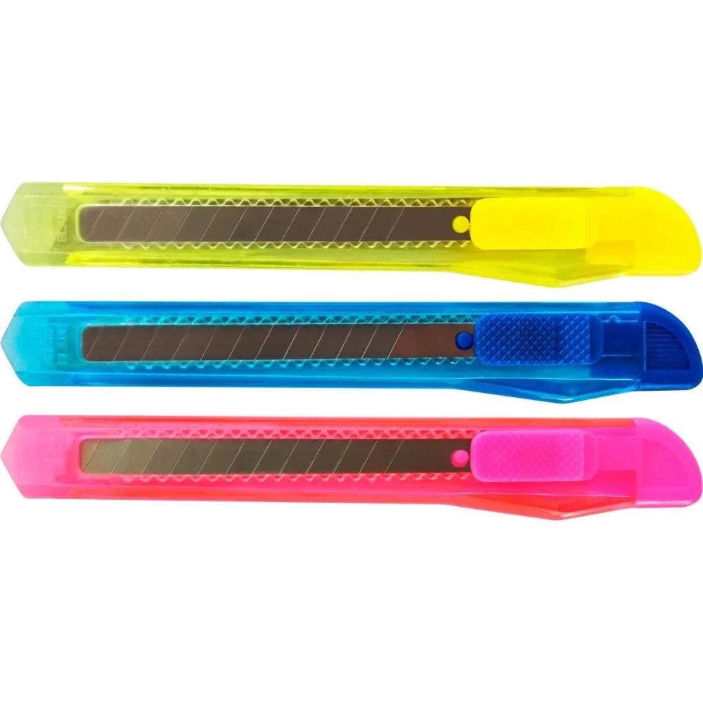 Estilete Estreito Plastico 9Mm. Gramp Line - imagem 2