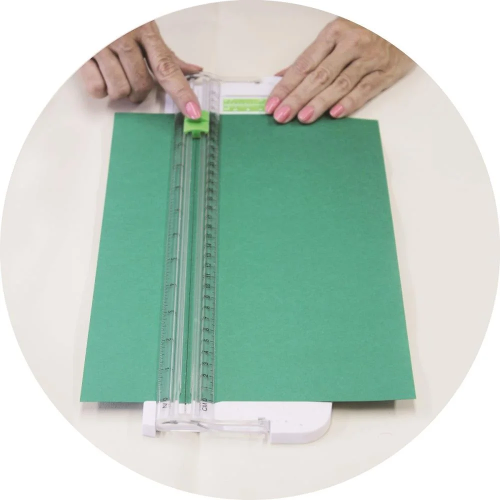 Guilhotina Refiladora Plastico 37X16Cm P/5 Folhas Kit - imagem 4