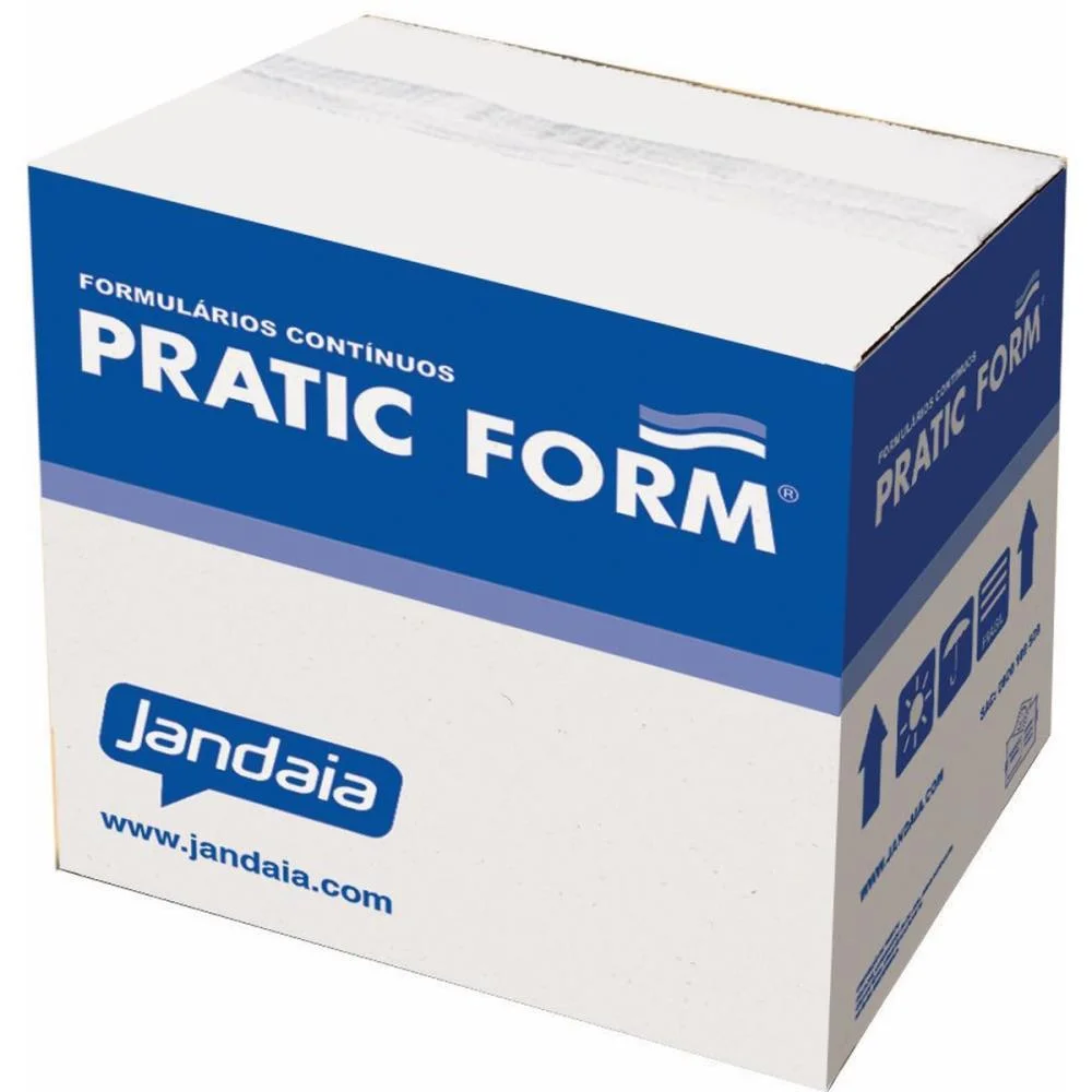 Formulario Continuo Branco 2 Vias 80 Colunas 56G. Jandaia (Cx/1500) - imagem 3