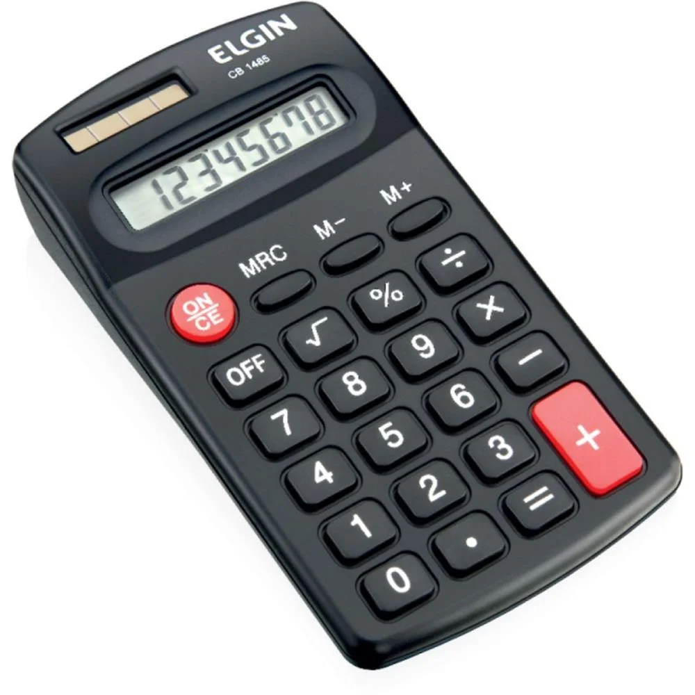Calculadora De Bolso 8 Dig. Cb1485 C/Visor Sl/Ba Elgin - imagem 3