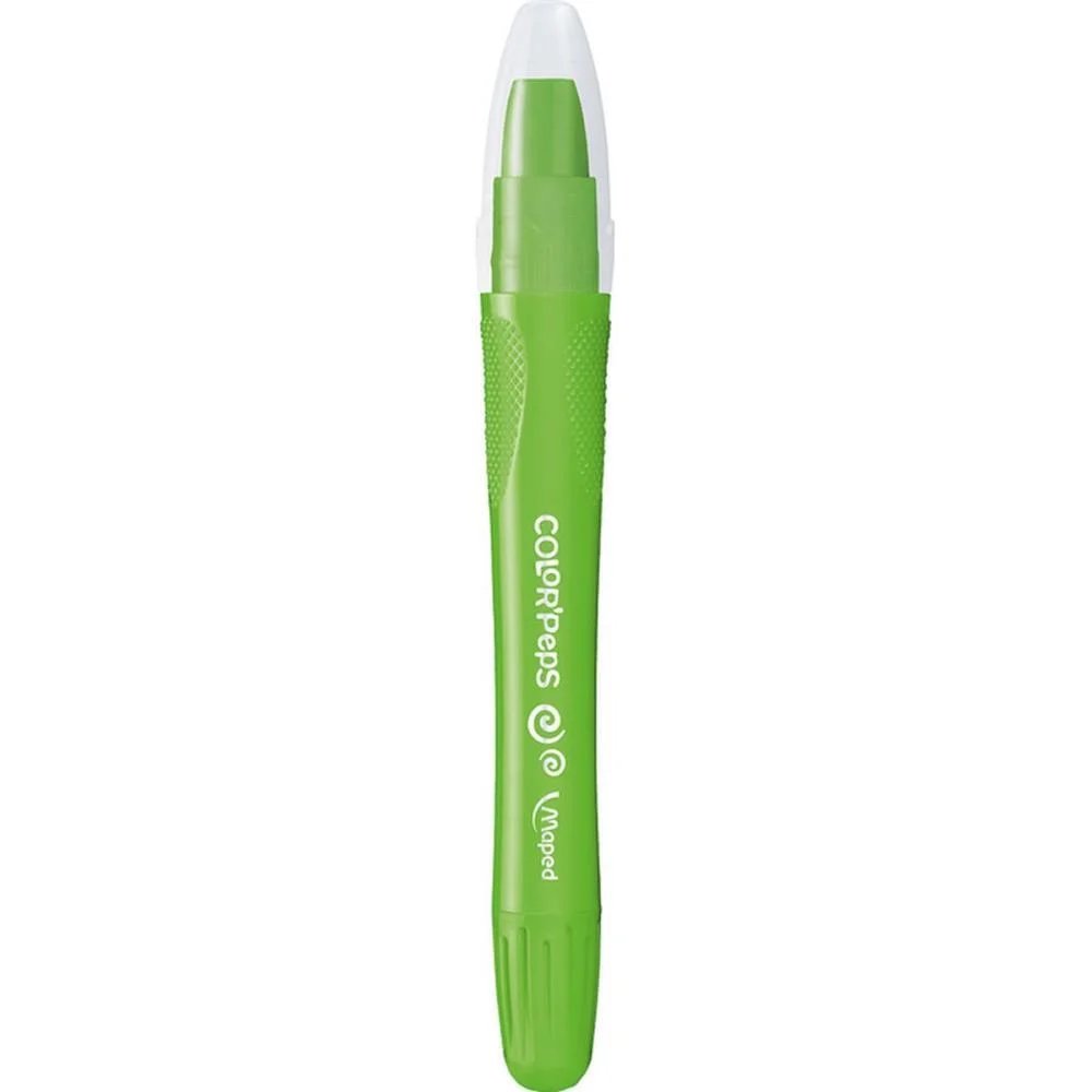 Giz De Cera Fino Gel Retratil Color Peps 6 Cor. Maped (Maleta) - imagem 6
