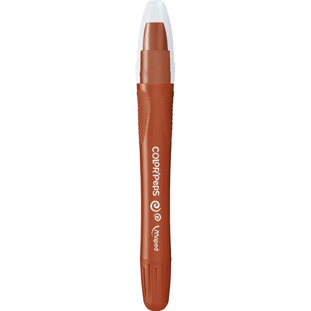 Giz De Cera Fino Gel Retratil Color Peps 6 Cor. Maped (Maleta) - imagem 7