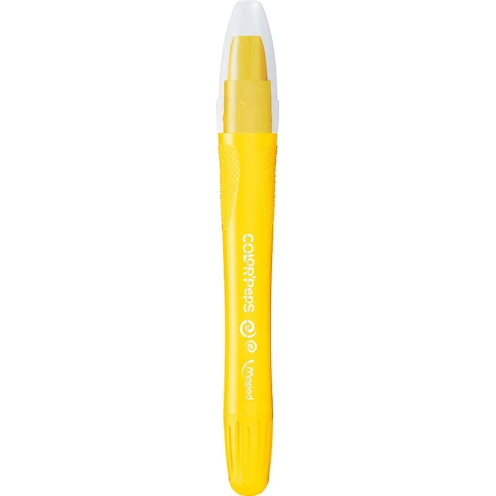 Giz De Cera Fino Gel Retratil Color Peps 6 Cor. Maped (Maleta) - imagem 8