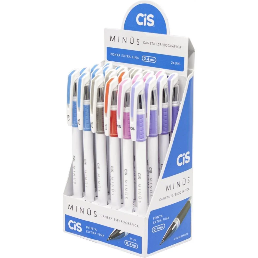 Caneta Esferografica Cis Minus 0,4Mm Cores Sort Sertic C/ 24 Unidades - imagem 2
