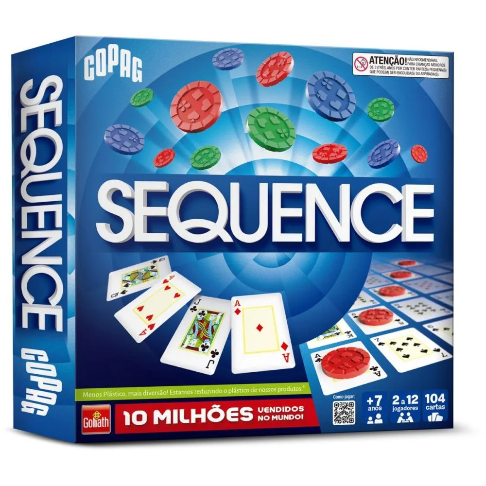 Jogo De Tabuleiro Sequence Copag - imagem 3