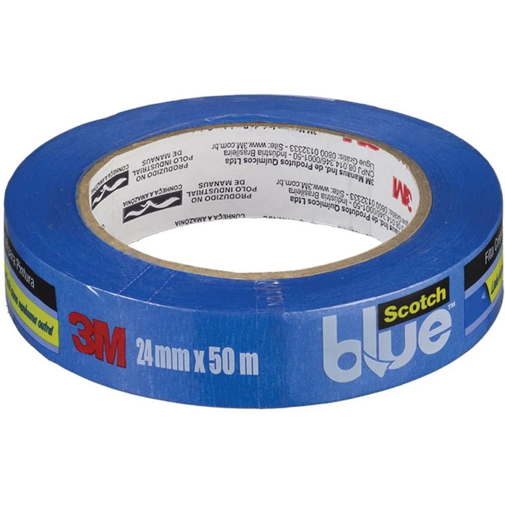 Fita Crepe Blue Tape 2090 24Mmx50Mts. 3M - imagem 9