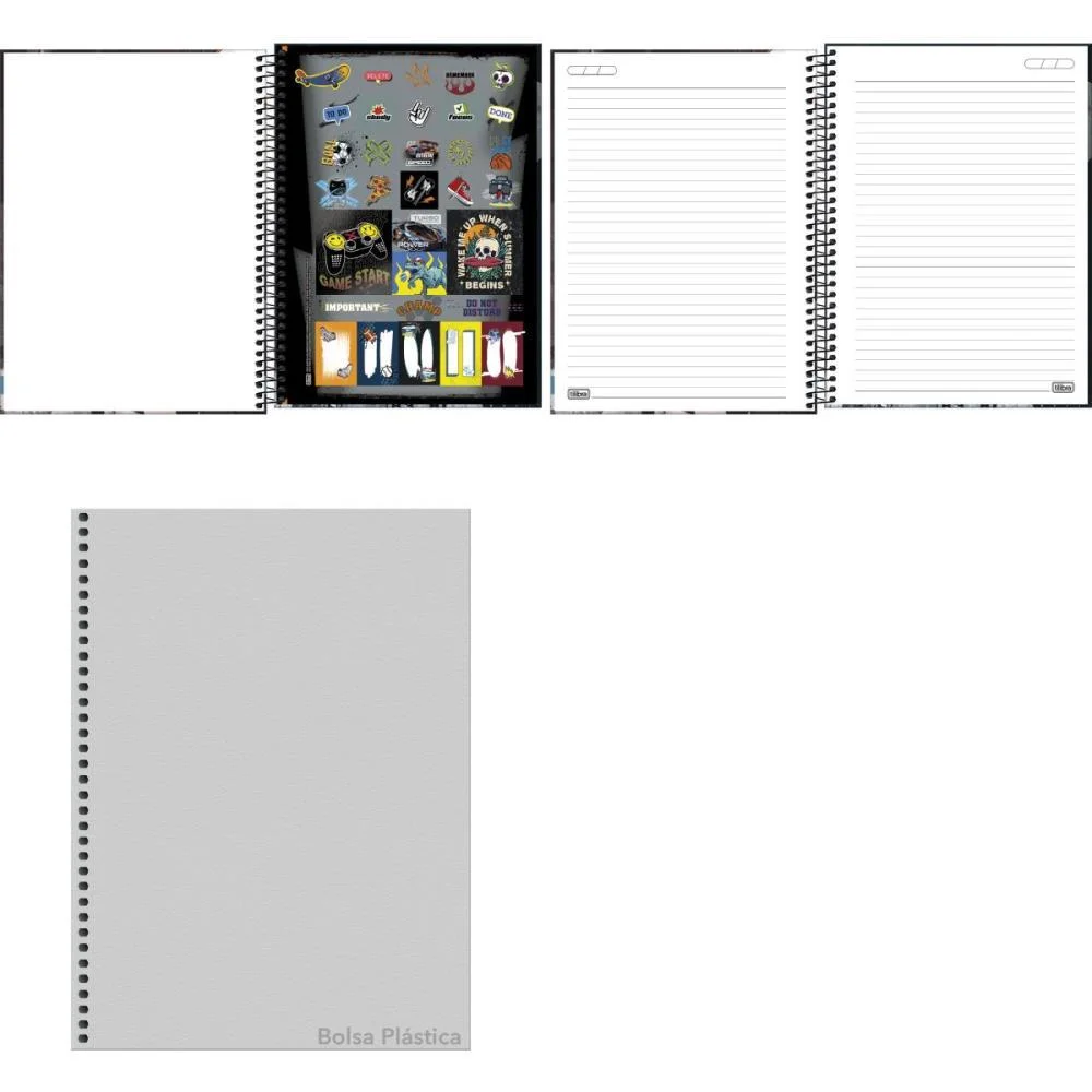 Caderno 10X1 Capa Dura Do It! 160Fls. Tilibra (Pct.c/04) - imagem 3