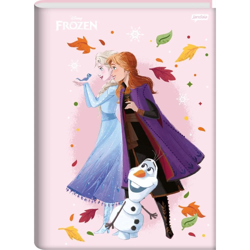 Caderno Brochurao Capa Dura Frozen 80Fls. Jandaia (Pct.c/05) - imagem 4