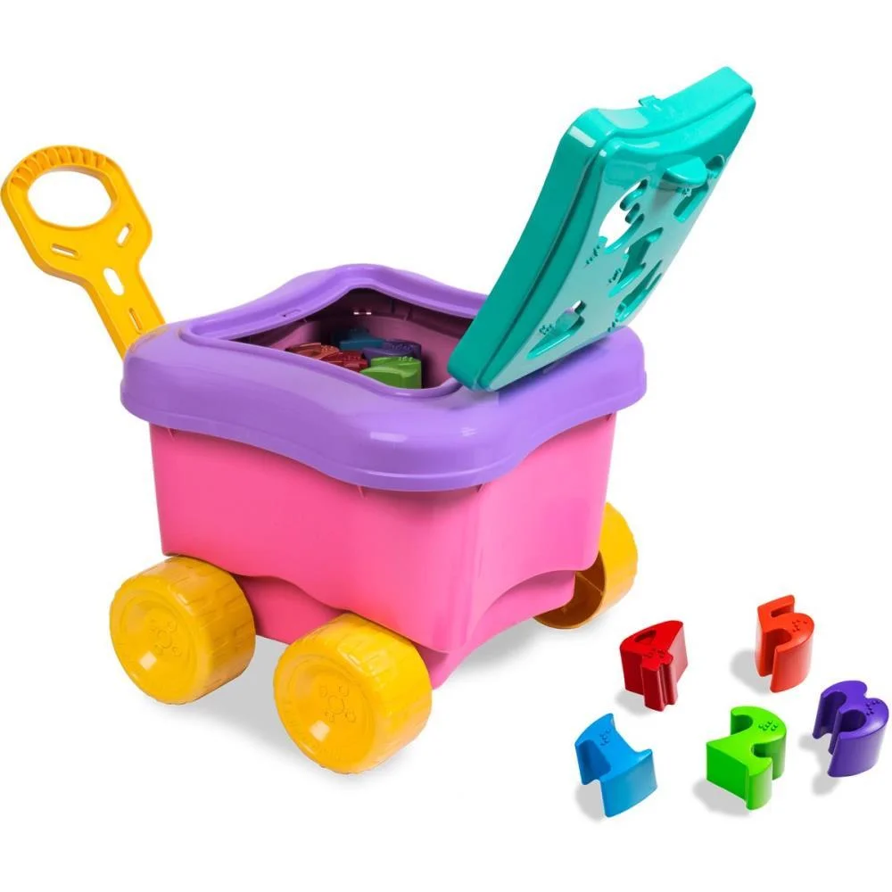 Brinquedo Educativo Bauduxo Didatico Menina Cardoso Toys - imagem 2