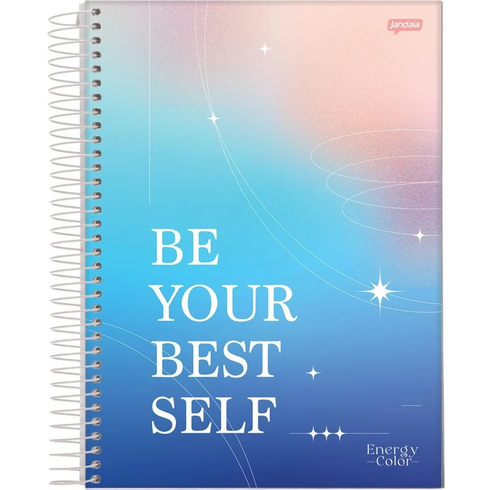 Caderno 10X1 Capa Dura Energy Color 160Fls. Jandaia (Pct.c/04) - imagem 3