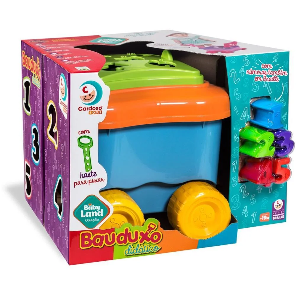 Brinquedo Educativo Bauduxo Didatico Menino Cardoso Toys - imagem 4