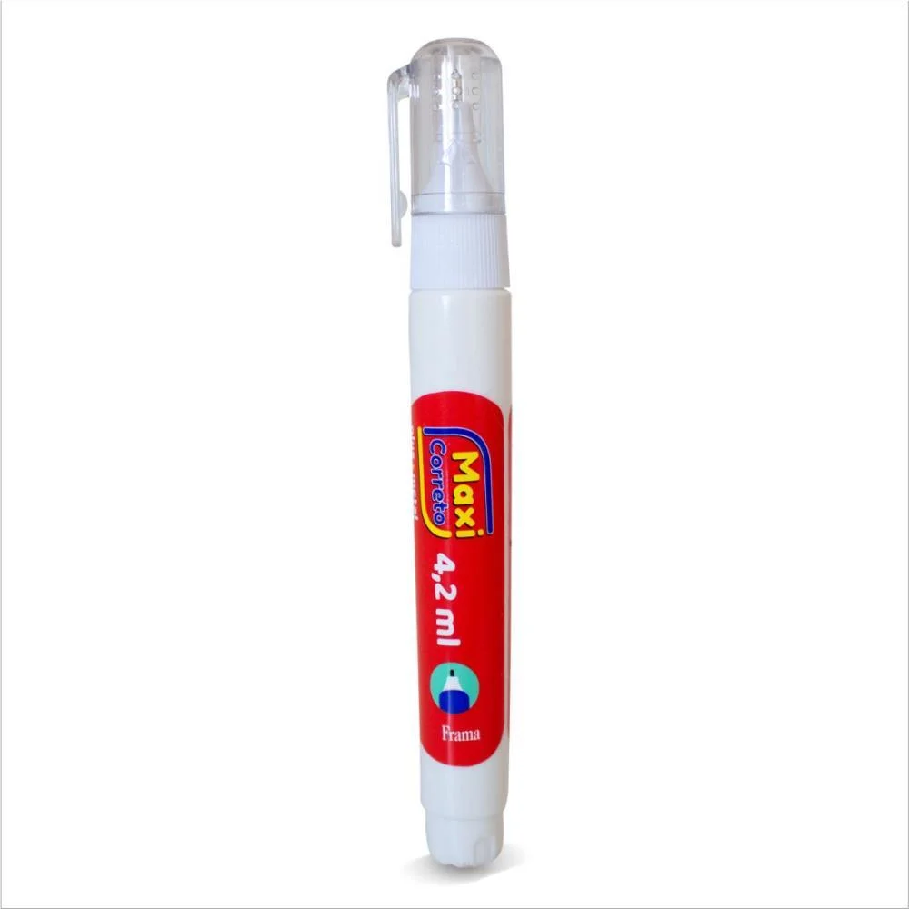 Caneta Corretiva 4,2Ml Plus Metal Frama C/ 12 Unidades - imagem 4
