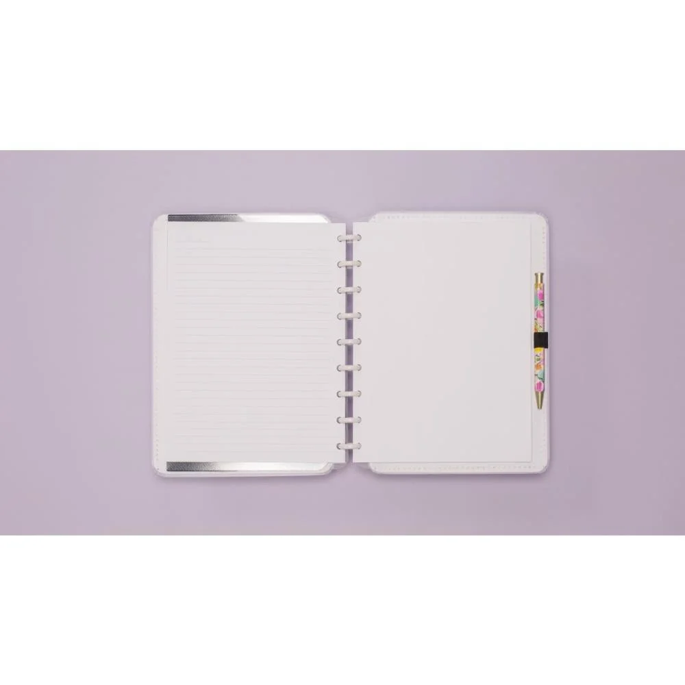 Caderno Inteligente Medio Lilas Pastel 80Fls 190X255Mm Caderno Inteligente - imagem 4