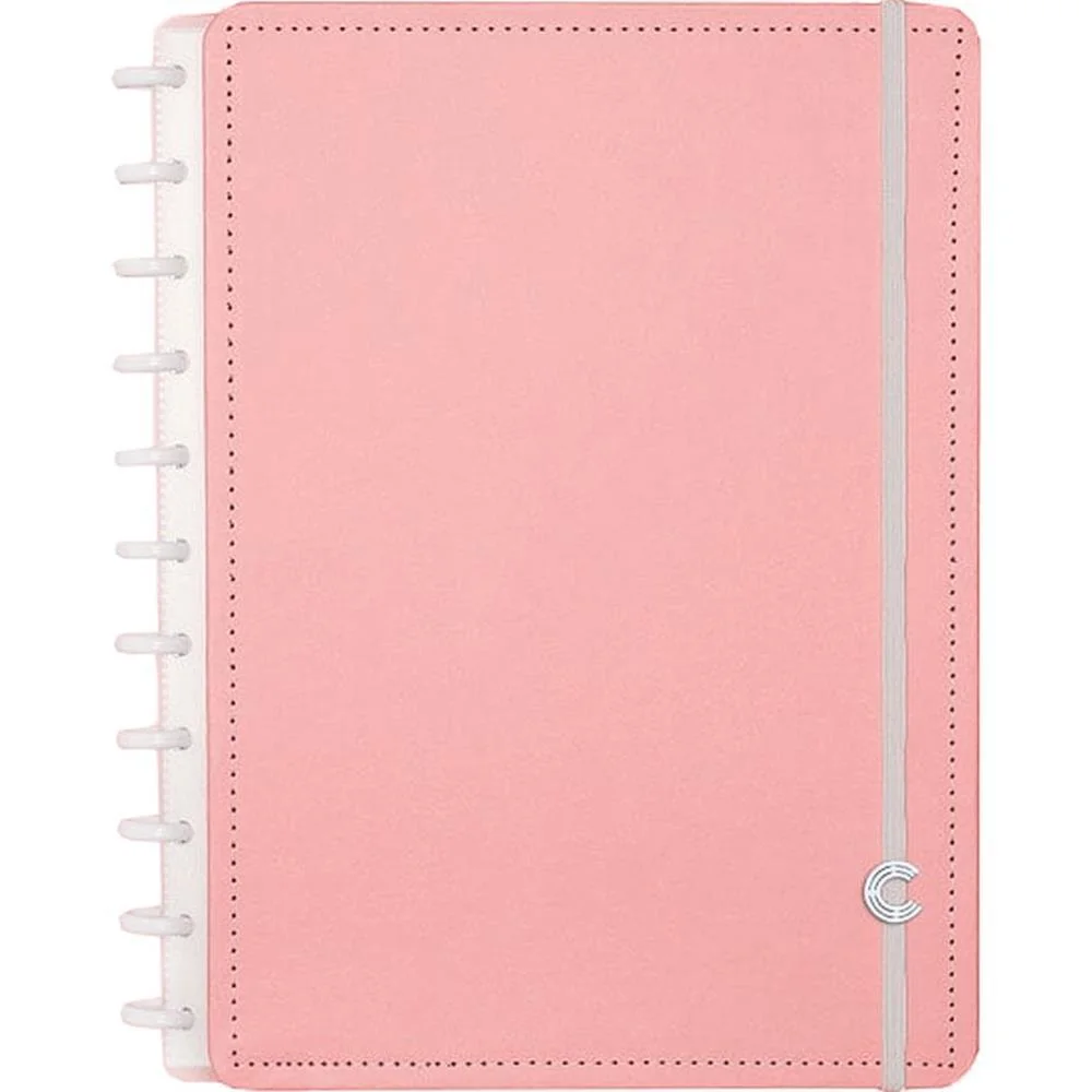 Caderno Inteligente Grande Rose Pastel 80Fls 215X280Mm Caderno Inteligente - imagem 2