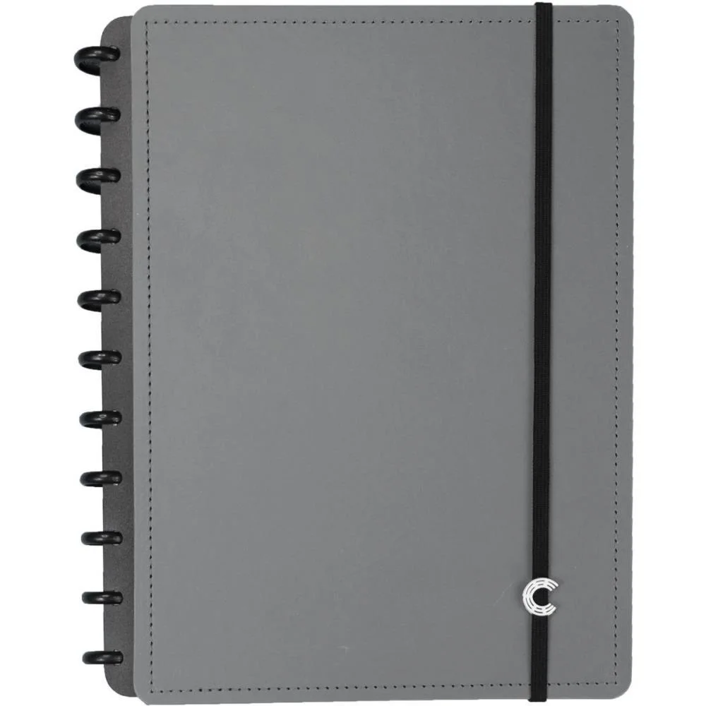Caderno Inteligente Grande Basic Grey 80Fls 215X280Mm Caderno Inteligente - imagem 3