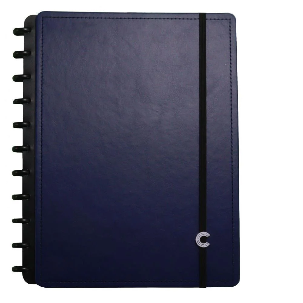 Caderno Inteligente Grande Dark Blue 80Fls 215X280Mm Caderno Inteligente - imagem 4