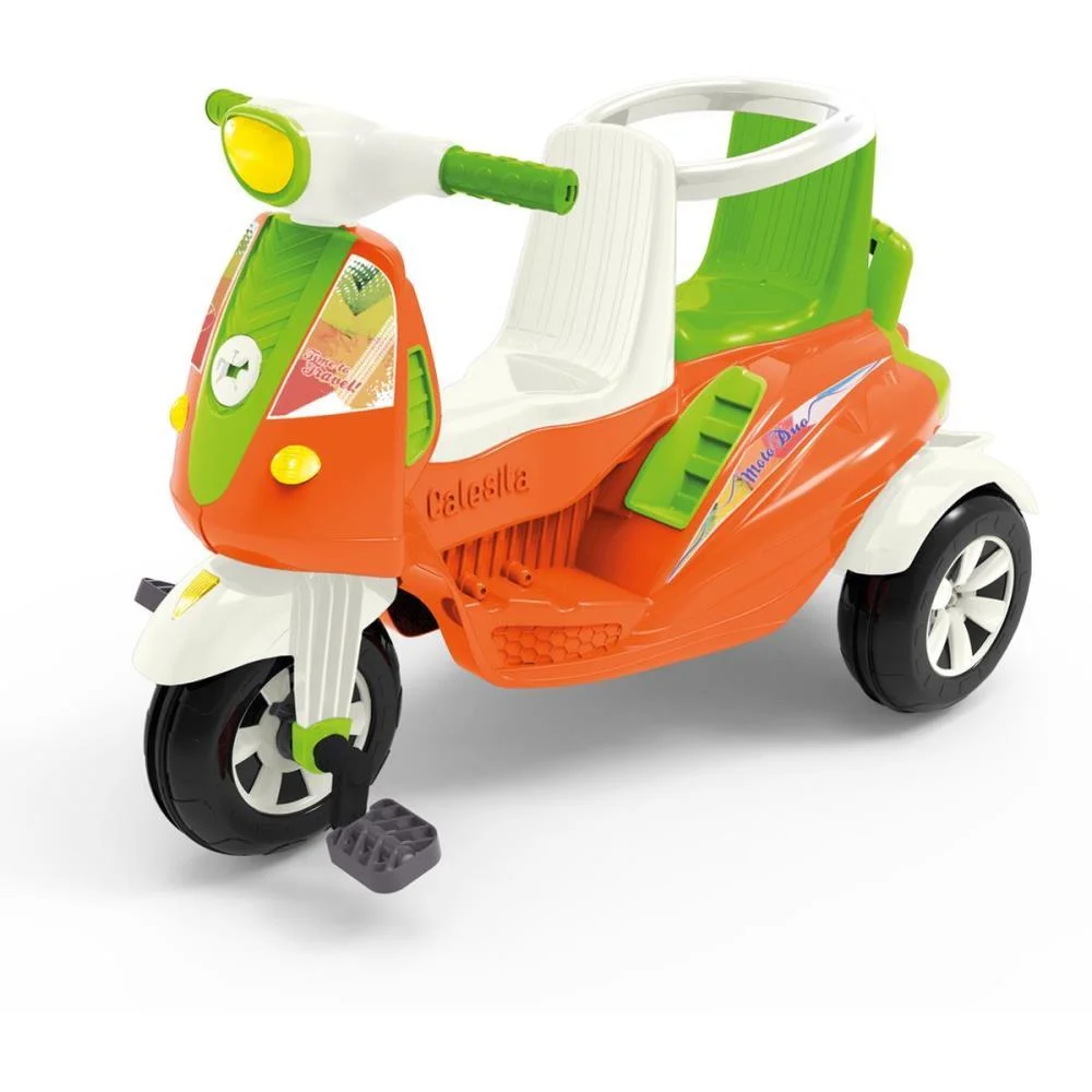 Veiculo Para Bebe Moto Duo 2Em1 C/Luz/Som/Capace Calesita - imagem 5