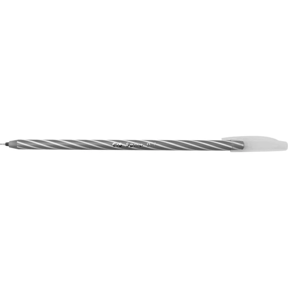 Caneta Esferografica Cis Spiro 0,7Mm Az/Pt/Vm C/3 Sertic (Blister) - imagem 4