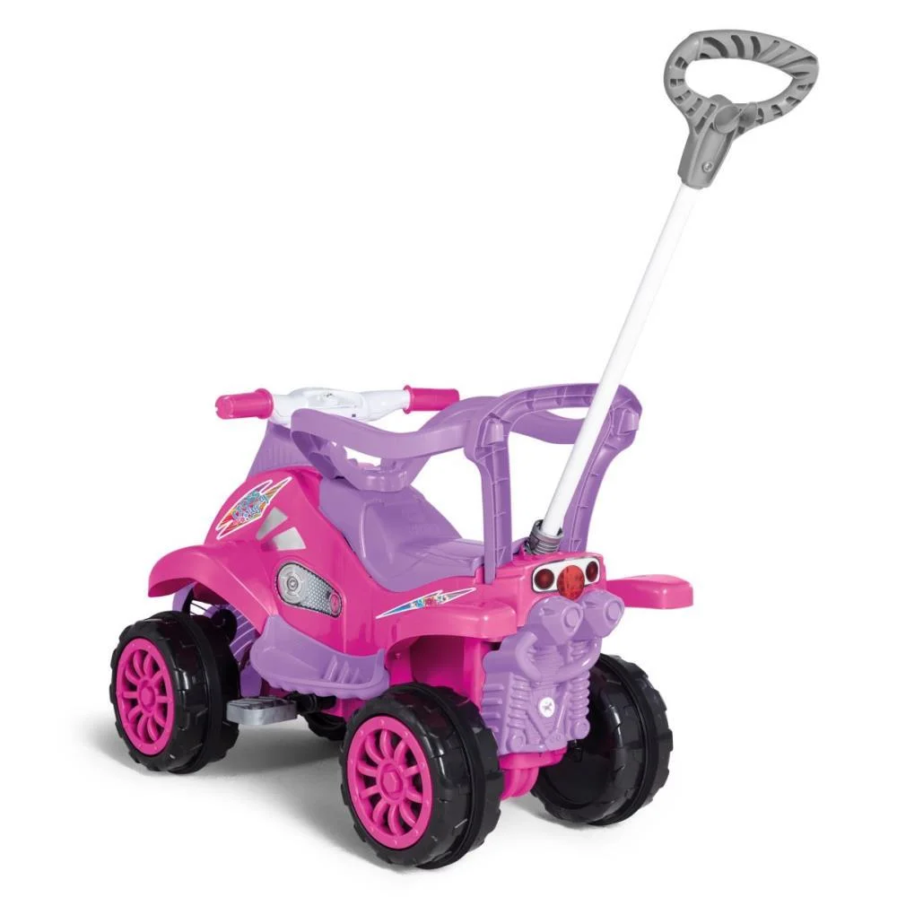 Veiculo Para Bebe Cross Legacy Pink 2Em1 C/Som/C Calesita - imagem 4