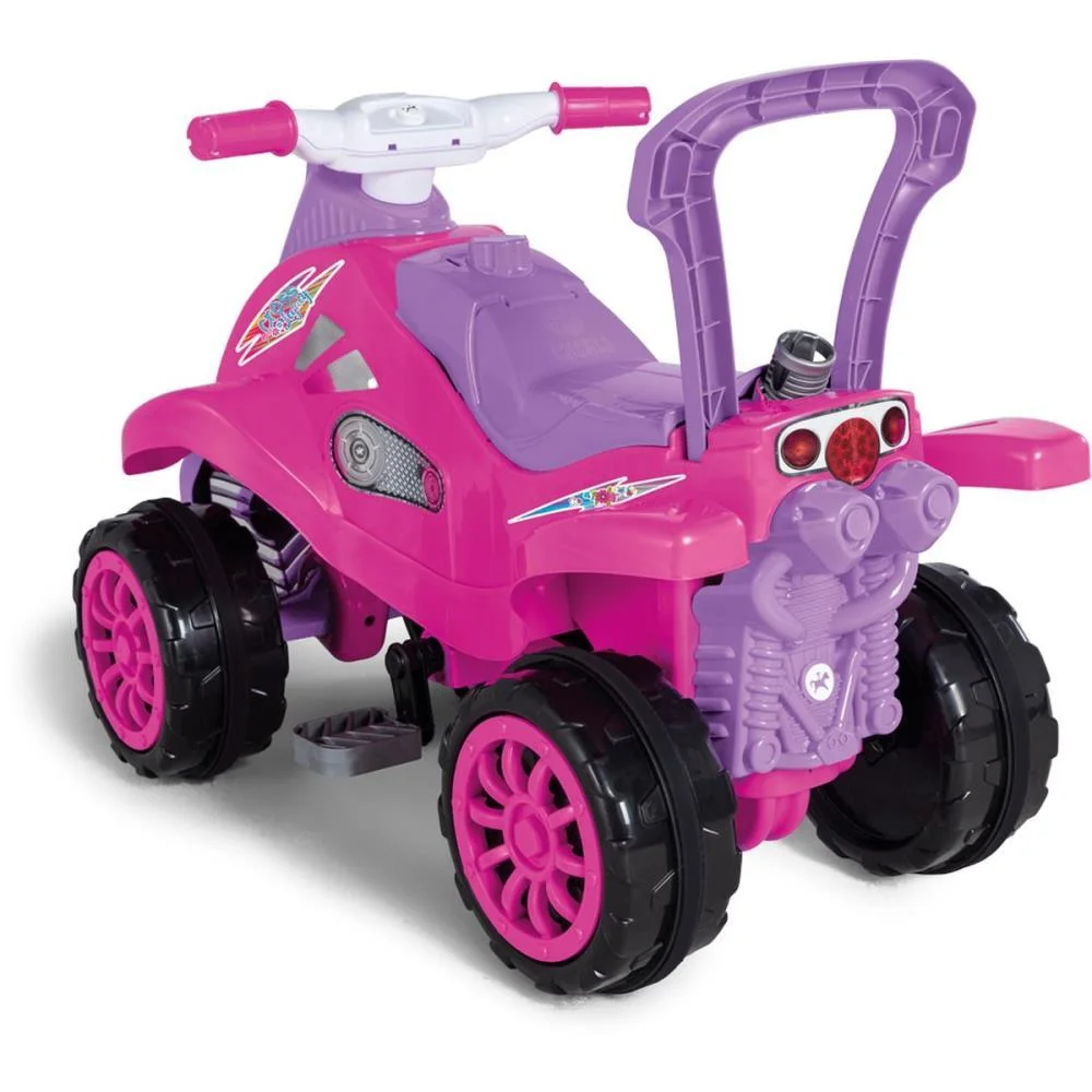Veiculo Para Bebe Cross Legacy Pink 2Em1 C/Som/C Calesita - imagem 5
