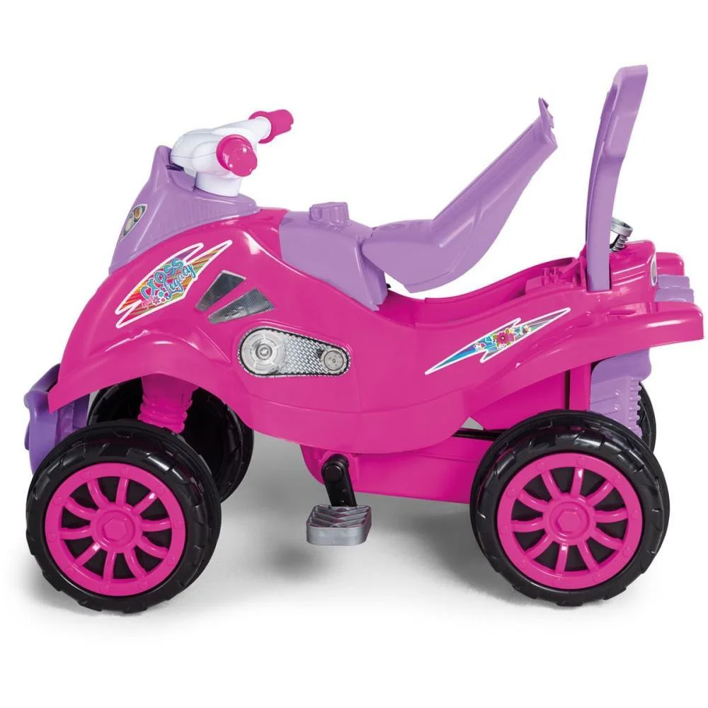 Veiculo Para Bebe Cross Legacy Pink 2Em1 C/Som/C Calesita - imagem 6