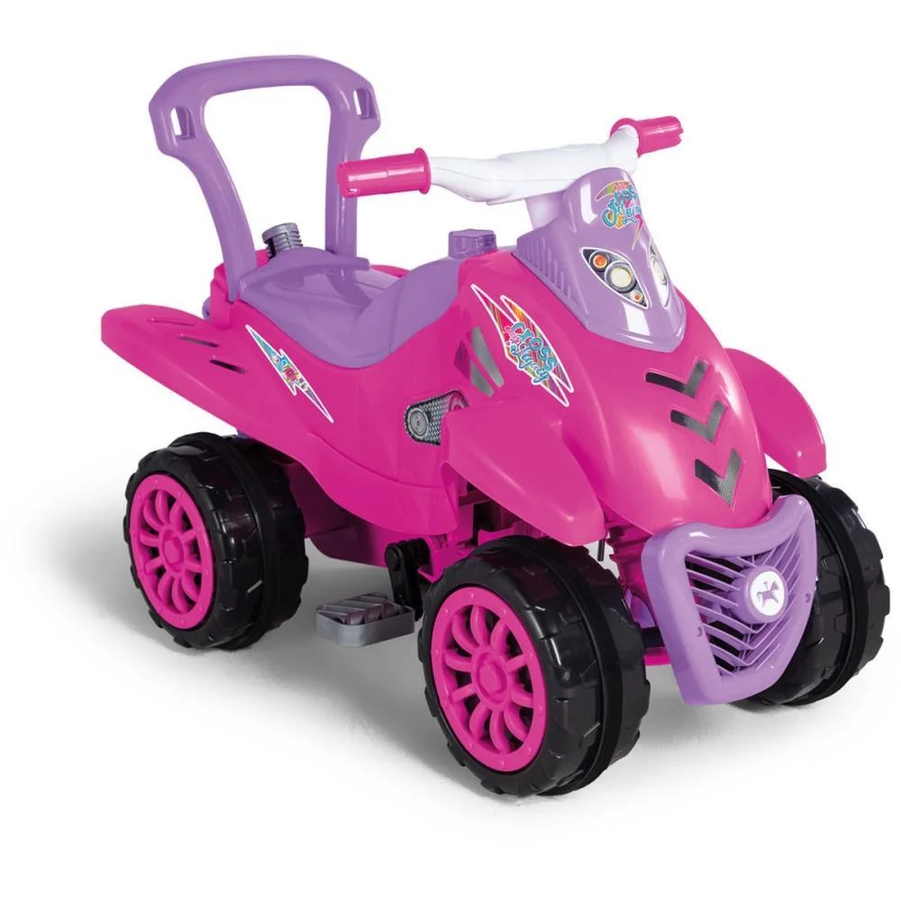 Veiculo Para Bebe Cross Legacy Pink 2Em1 C/Som/C Calesita - imagem 7