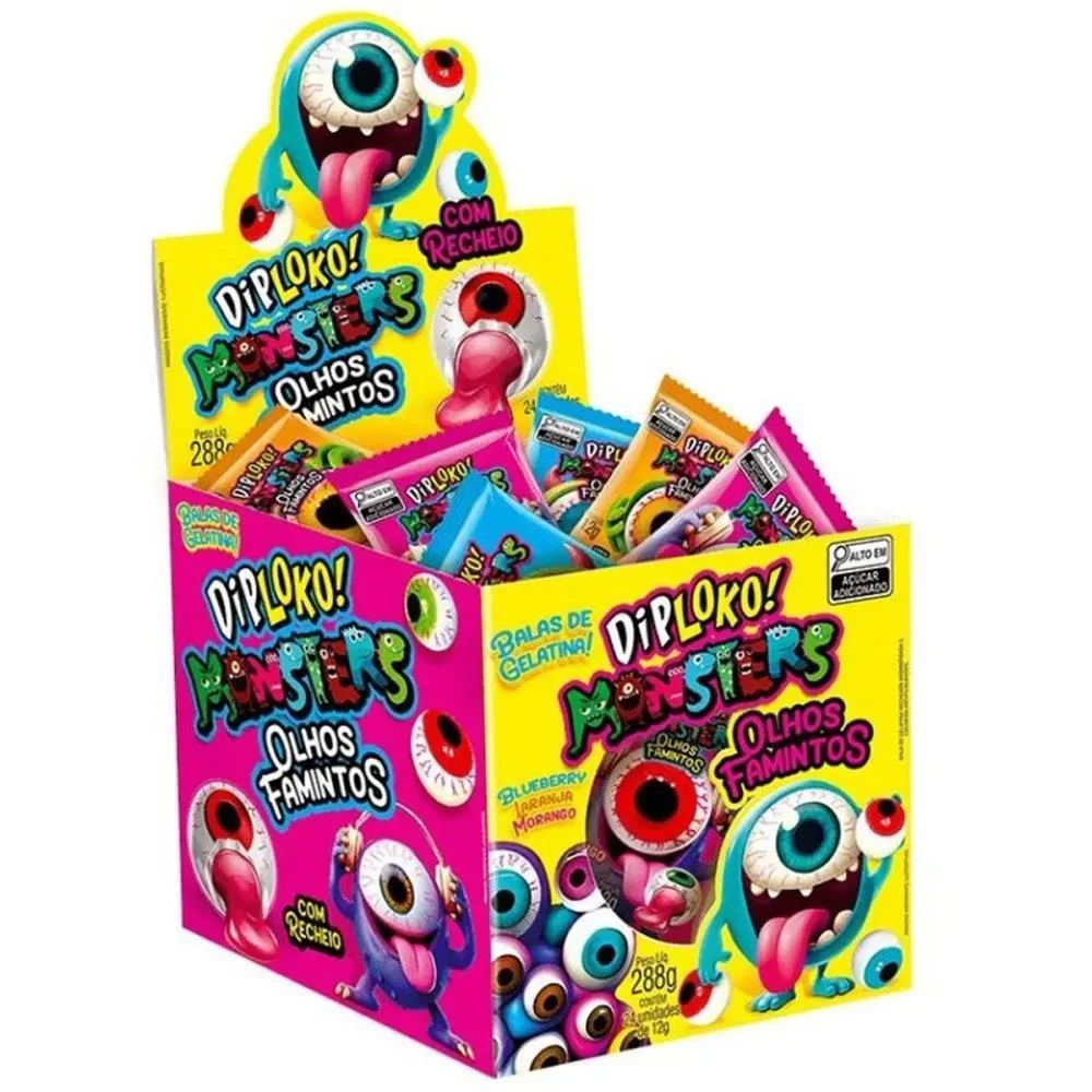 Doce Olhos Famintos Recheado Danilla Foods C/ 24 Unidades - imagem 4