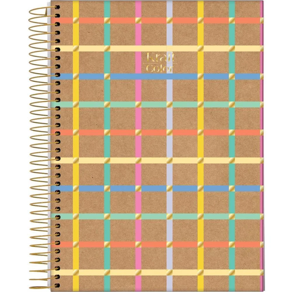 Caderno 01X1 Capa Dura Kraft Color 80Fls. I.a Jandaia (Pct.c/04) - imagem 6