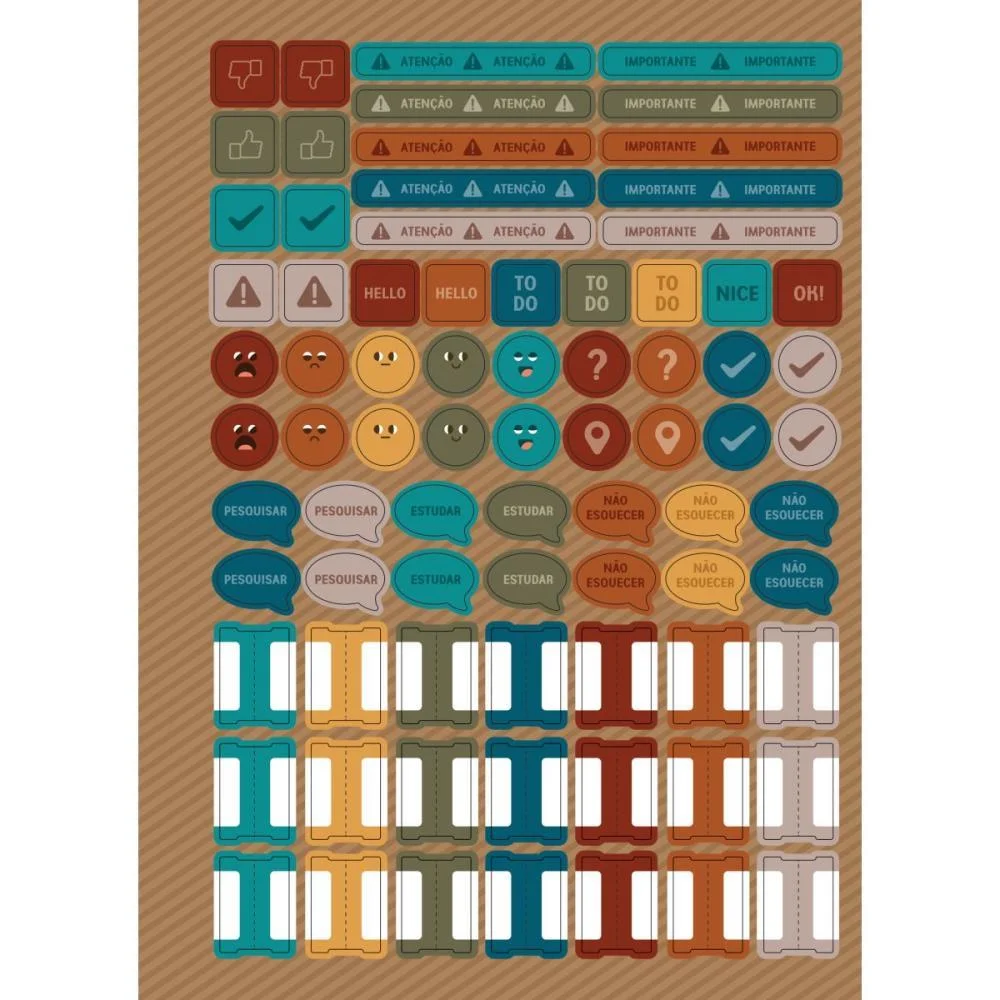 Caderno 10X1 Capa Dura Kraft Color 160Fls. I.a Jandaia (Pct.c/04) - imagem 7
