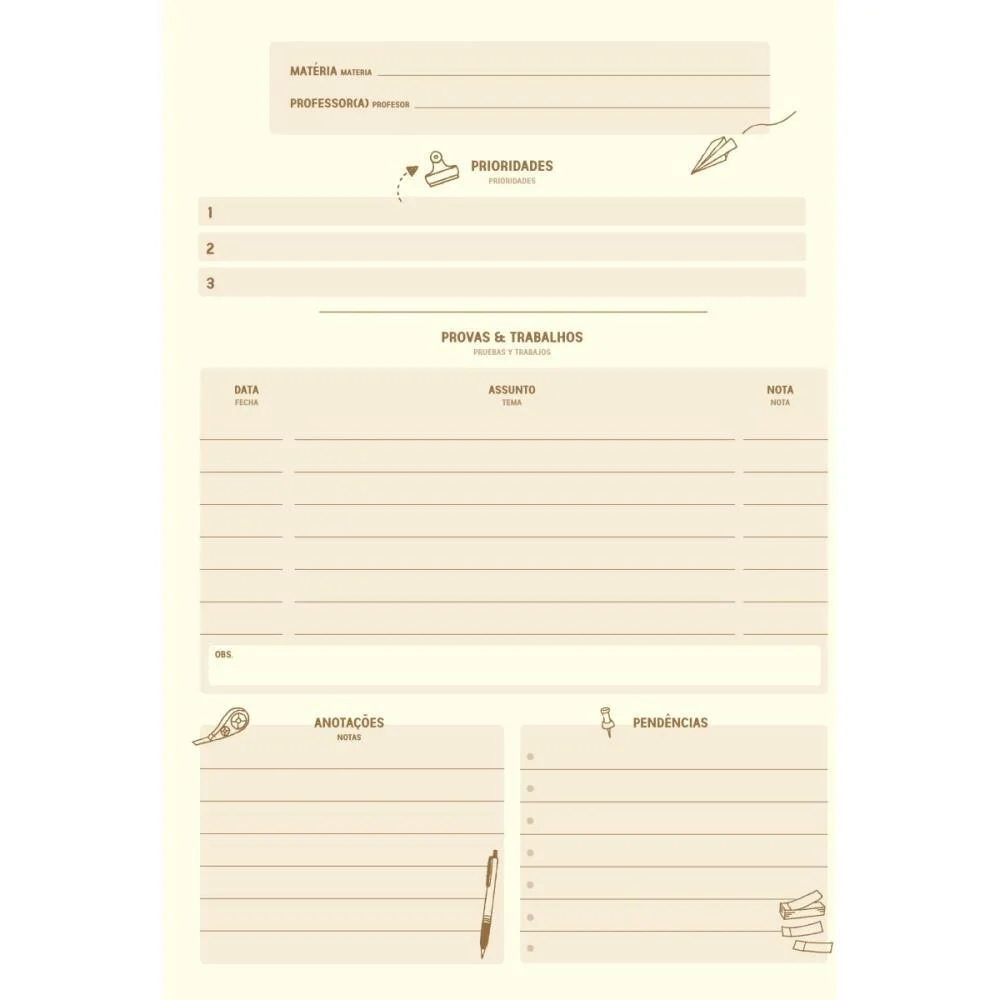 Caderno 10X1 Capa Dura Kraft Color 160Fls. I.a Jandaia (Pct.c/04) - imagem 10