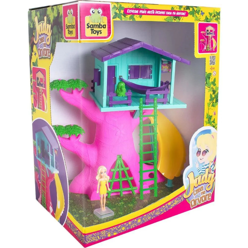 Casinha De Boneca Casa Na Arvore Da Judy Samba Toys - imagem 3