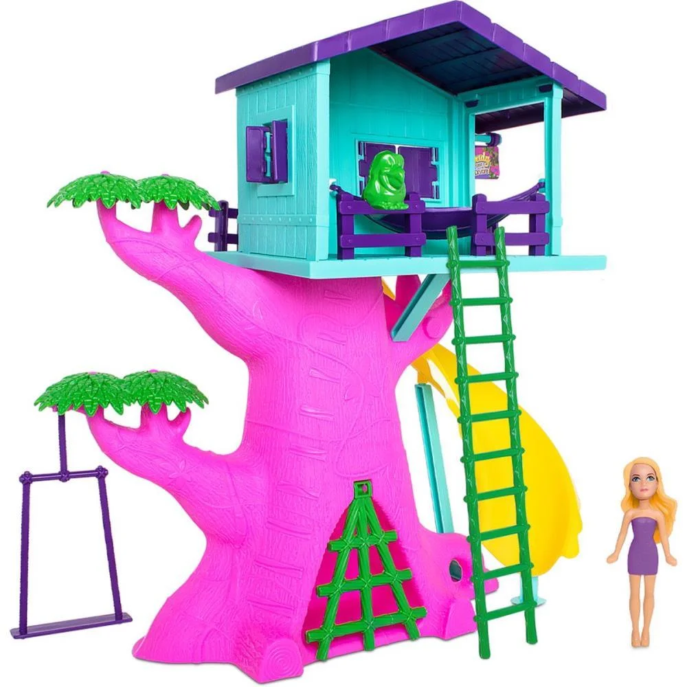 Casinha De Boneca Casa Na Arvore Da Judy Samba Toys - imagem 4