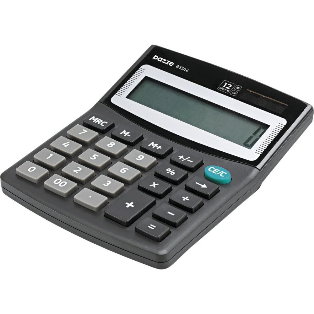 Calculadora De Mesa 12 Dig. Bazze B3562 Preta Summit - imagem 4