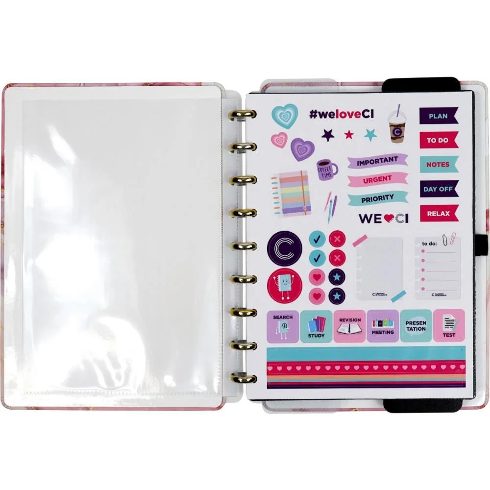 Caderno Inteligente Medio Agatha 80Fls 190X255Mm Caderno Inteligente - imagem 3